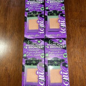 Ioni Face Highlight & Bronzer - Golden Glow Set of Four Brand New